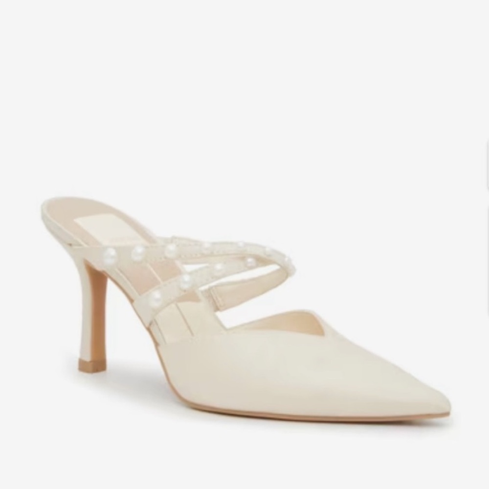 Dolce Vita Hanna Mule Ivory Pearl Size 7.5 - Picture 11 of 11